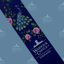 Load image into Gallery viewer, Warwick Castle Peacock Bookmark
