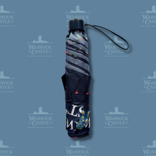 Load image into Gallery viewer, Warwick Castle Peacock Compact Umbrella
