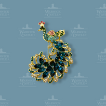 Load image into Gallery viewer, Warwick Castle Peacock Brooch
