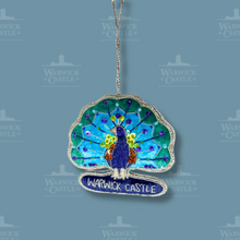 Load image into Gallery viewer, Warwick Castle Peacock Ornament
